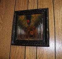 Image 4 of Untitled, original oil painting on wood panel