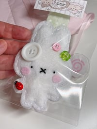 Image 1 of Miffy felt pendant 