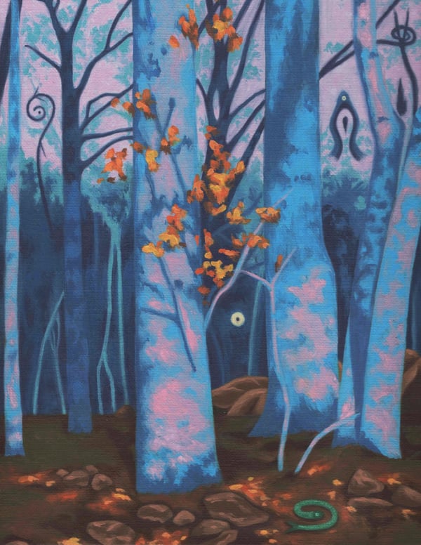 bifurcated paradise print