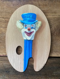 Image 1 of Clown PEZ- original oil on artist palette