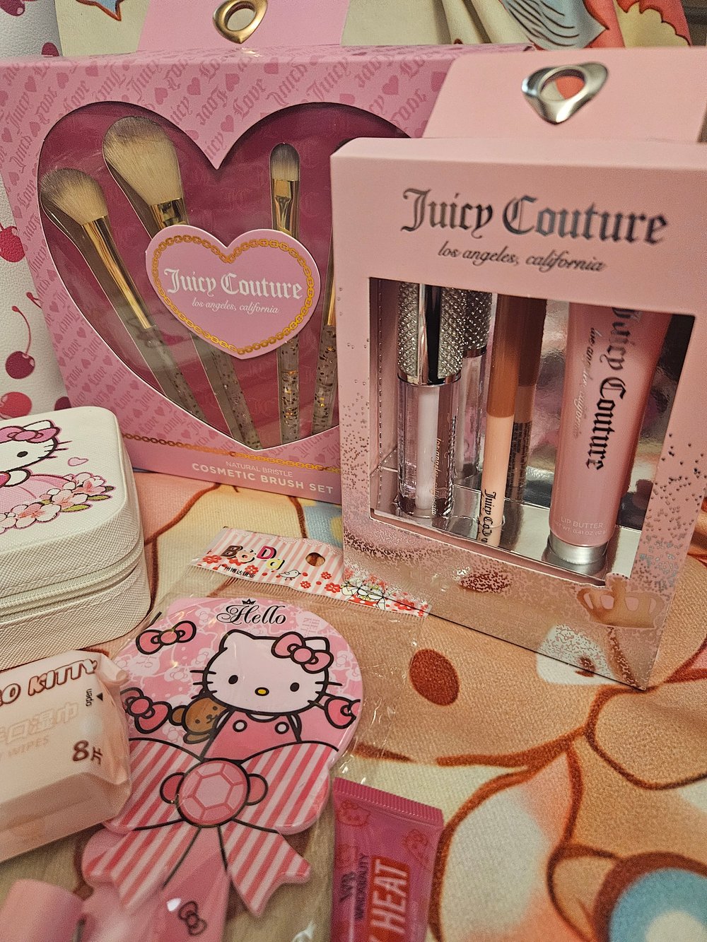 Image of Juicy Couture Cherry Tote Meets Hello Kitty Bundle 