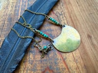 Image 1 of Peaces of Luanda series - brass necklace 
