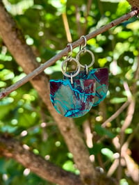 Image 9 of Crysocolla Sterling Silver earrings n4