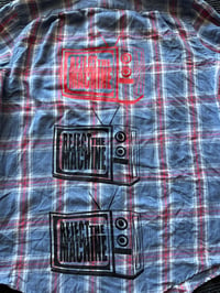Image 8 of Flannel #69 LARGE REJECT THE MACHINE 
