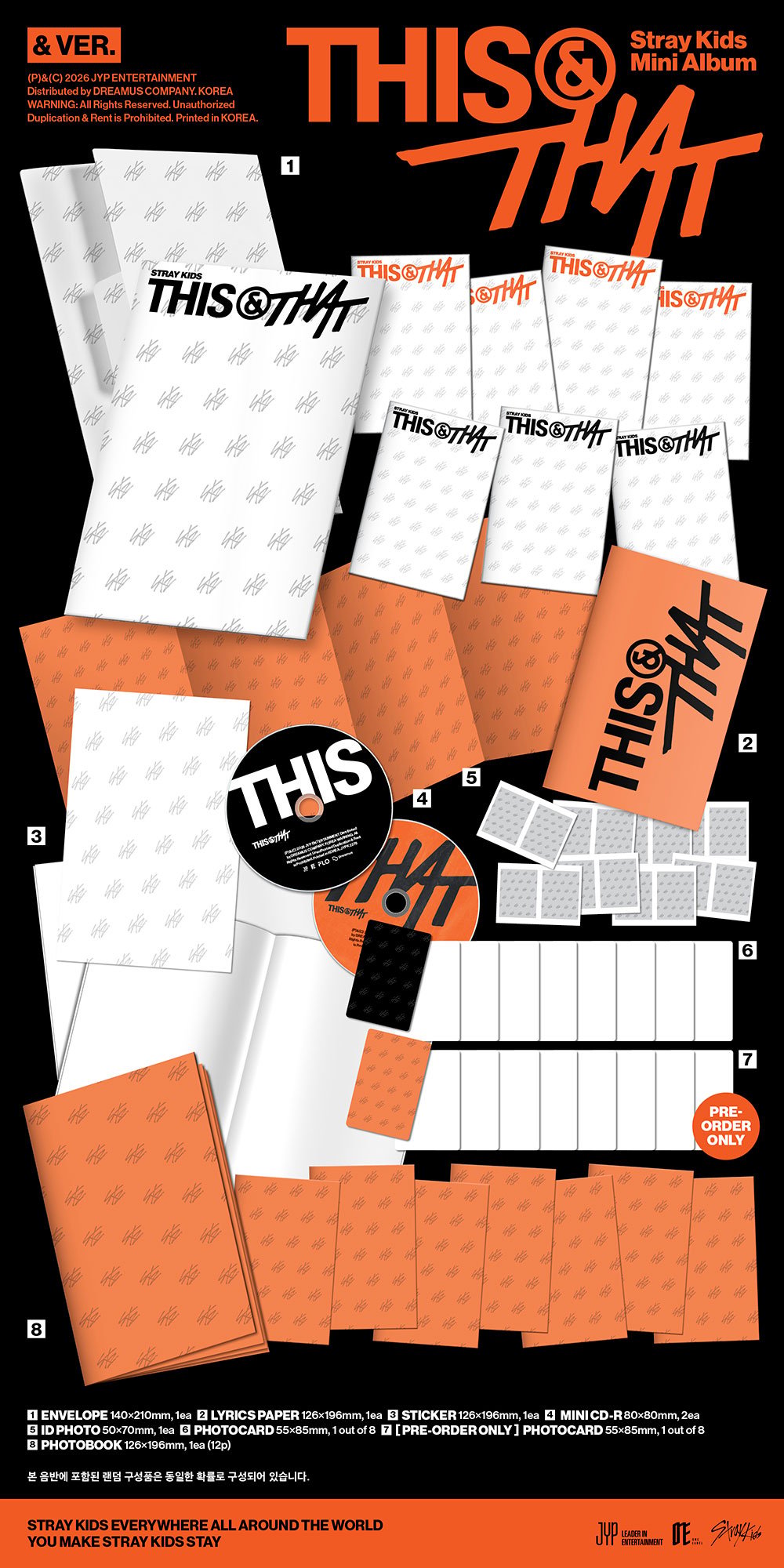 Image of [PRE-ORDER] Stray Kids ‘THIS & THAT’ (& Ver.) + Alad...