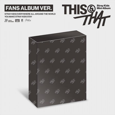 Image of [PRE-ORDER] Stray Kids ‘THIS & THAT’ (Fans Album Ver.) + Alad...