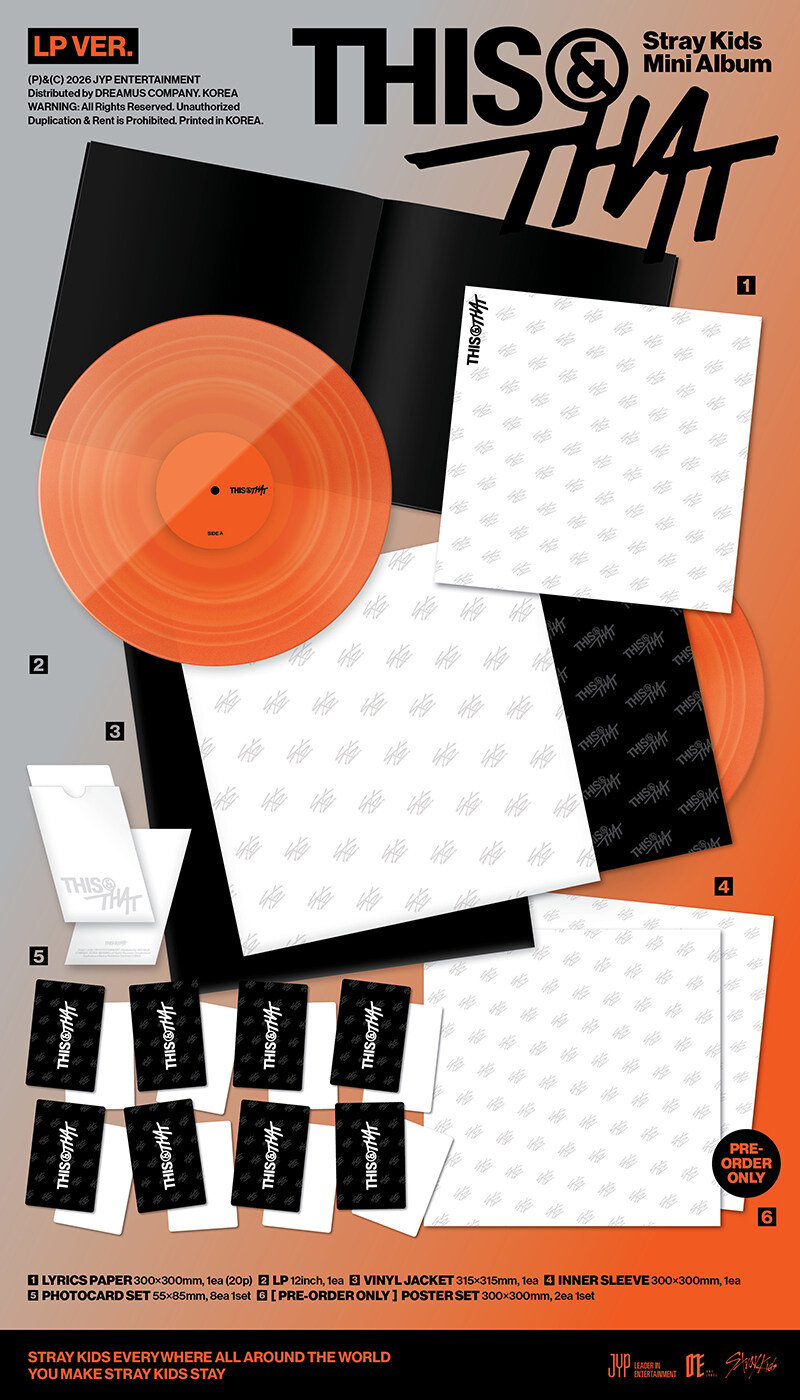 Image of [PRE-ORDER] Stray Kids ‘THIS & THAT’ (LP Ver.) + Alad...