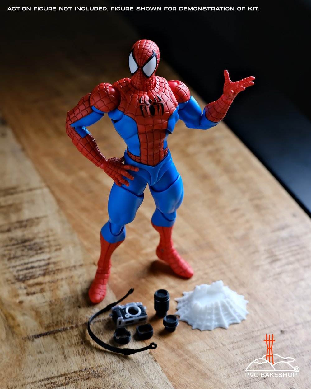 1/12 Scale Definitive Webbed Photographer Camera Kit made for Spider-Man Action Figures