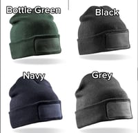 Image 2 of Ghost Middle Finger Beanie