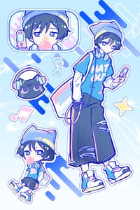 Y2K Scara Sticker Sheet