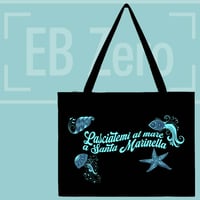 Image 2 of Shopping Bag Canvas - Lasciatemi al mare a Santa Marinella (NSL065)