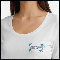 Image 2 of T-Shirt Donna G - Lasciatemi al mare a Santa Marinella (NSL065)