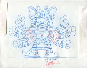 Image of Mouse Warrior (Emberheart Challenger) ORIGINAL SKETCH SET