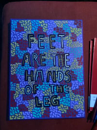 Image 2 of Feet are the hands of the leg