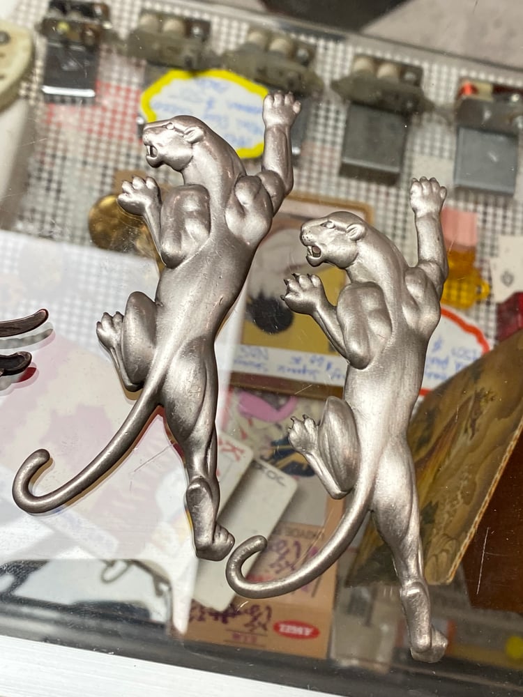 Image of Vintage JJ pewter pins 
