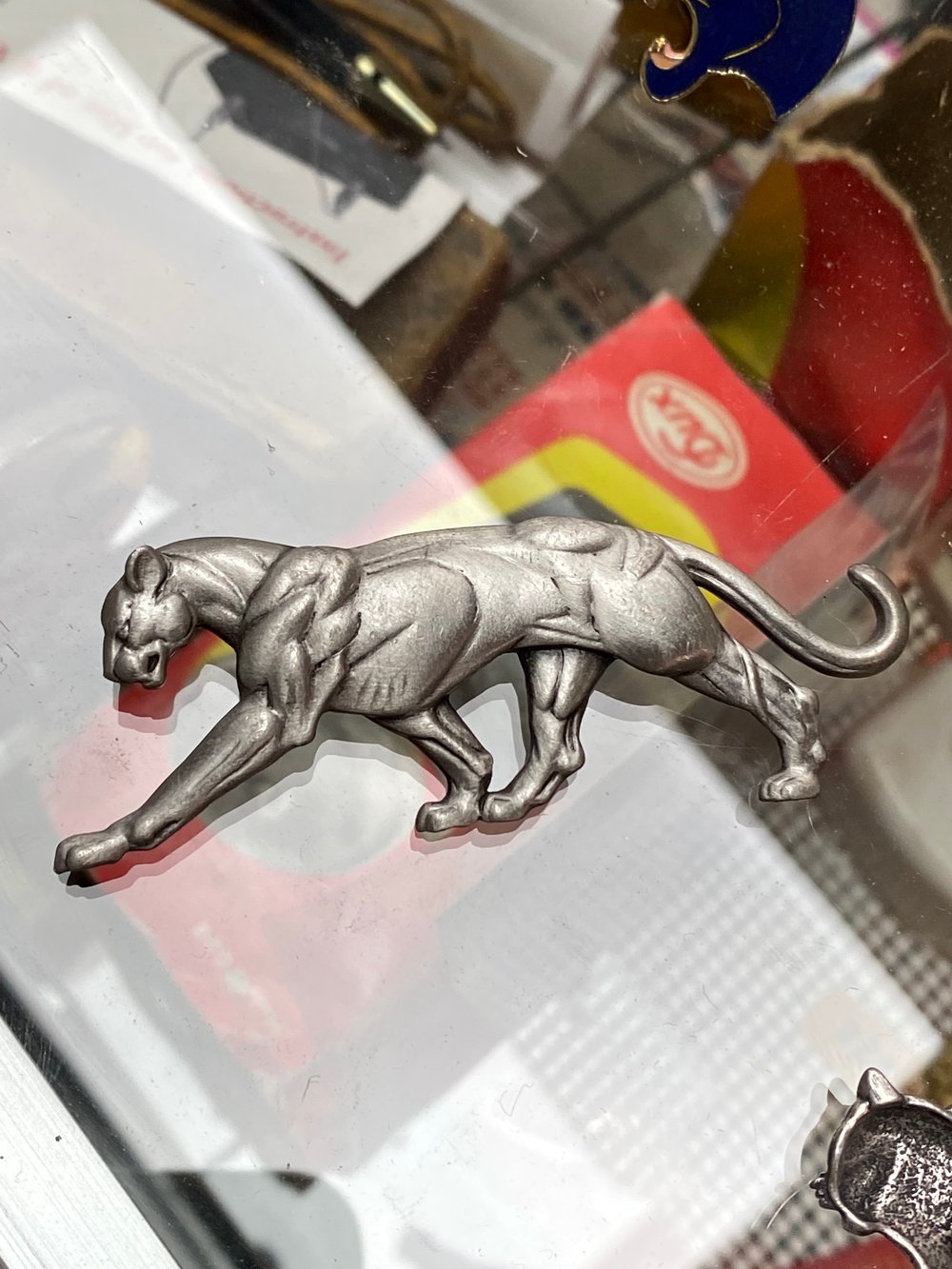 Image of Vintage JJ pewter pins 