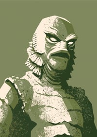 Creature from the Black Lagoon Limited Edition A3 Giclée Art Print