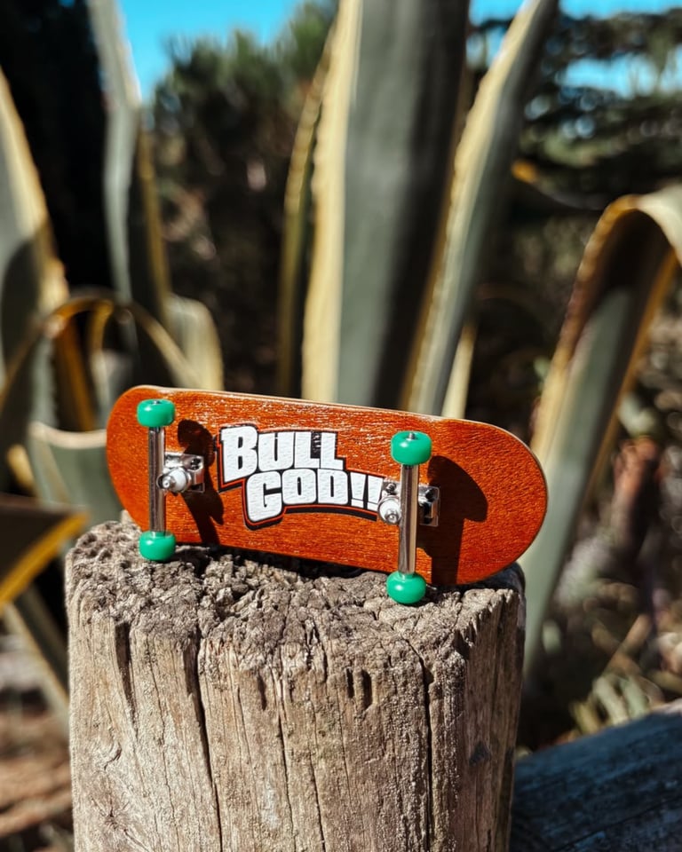 Image of The Bootleg Logo - Black Walnut Wood