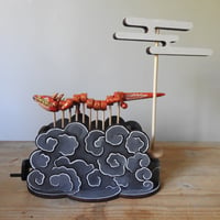 Image 5 of red dragon in the clouds