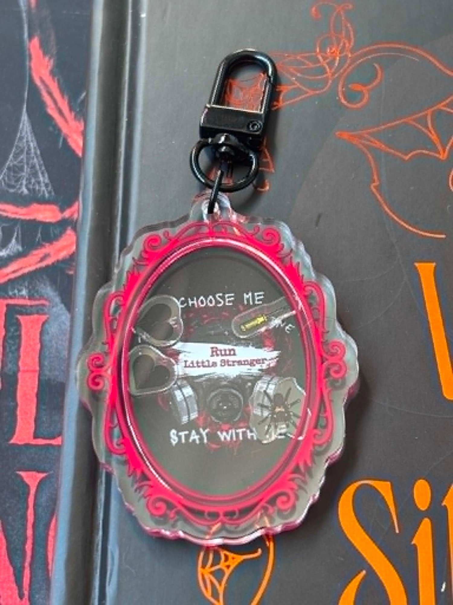 Image of Officially licensed little stranger acrylic shaker keychain 