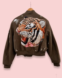 Image 3 of TiGer Head IBIZA CREW ¥ BOMBER JACKET ¥ UNISEX ¥ UPCYCLED ¥ IBIZA