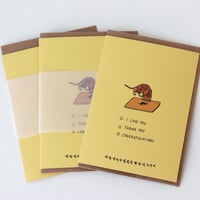 Image 1 of Cat Love - Greeting Card