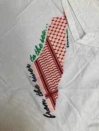 Image 3 of From the River to the Sea - Palestine map t-shirt