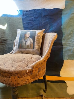 Image of isabelle + marble pillow no. 01