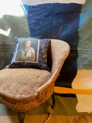 Image of isabelle + marble pillow no. 02