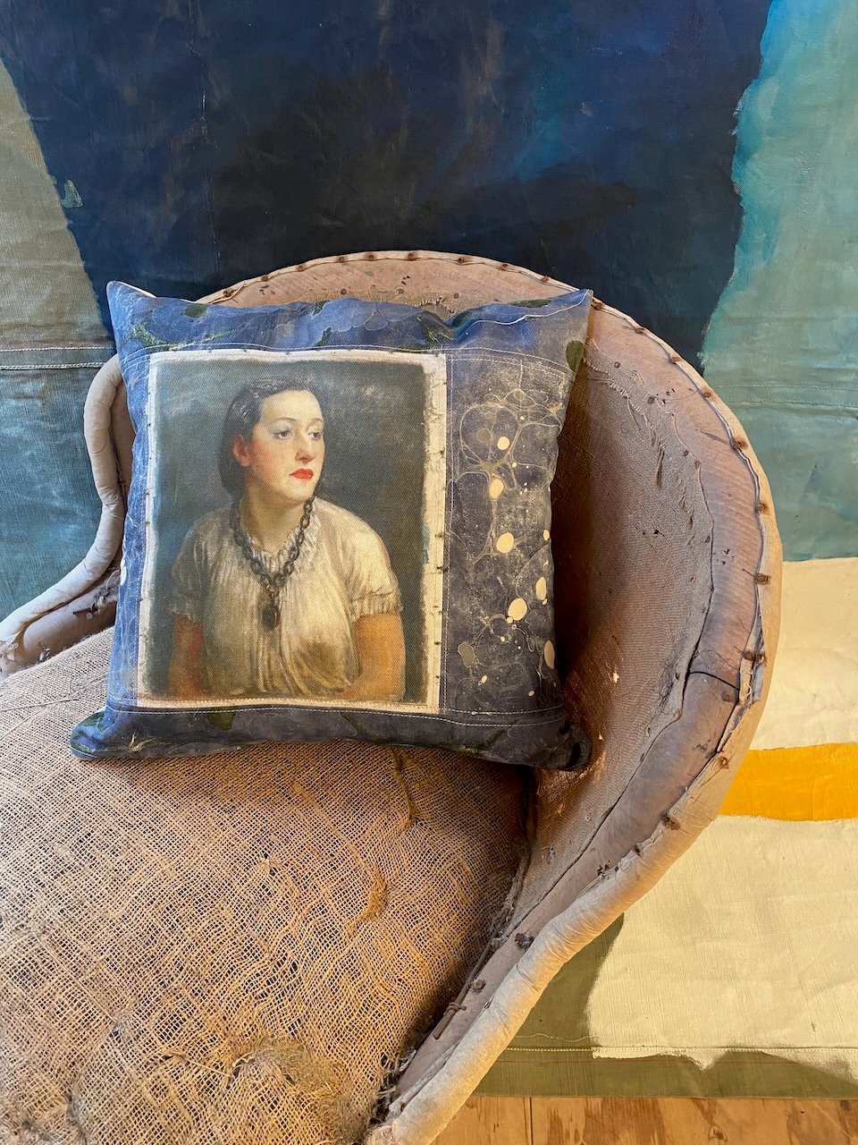 Image of isabelle + marble pillow no. 02