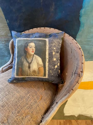 Image of isabelle + marble pillow no. 02
