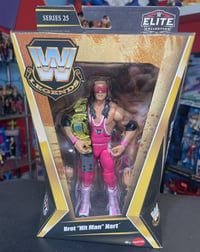 Image 1 of Bret Hart WWE Mattel Elite Legends Series 25 Figure & Winged Eagle Championship