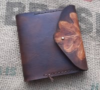 Image 1 of Tiny notebook with leather cover
