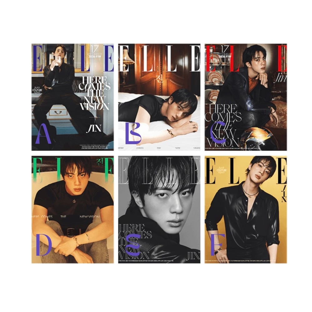 Image of [PRE-ORDER] Elle Korea BTS Jin Magazine August Edition