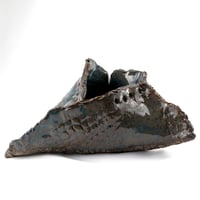 Image 4 of A Fox's Den Ceramic Triangular Sculpture