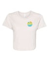 Nurses Are Swell Women's Flowy Crop Tee - HEATHER DUST