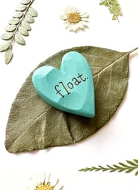 Image 2 of Float - Mini Wood Burned Heart
