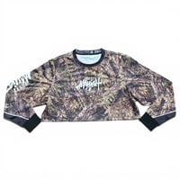Mayjah “Kiawe Haole Koa Camo” Crop Top