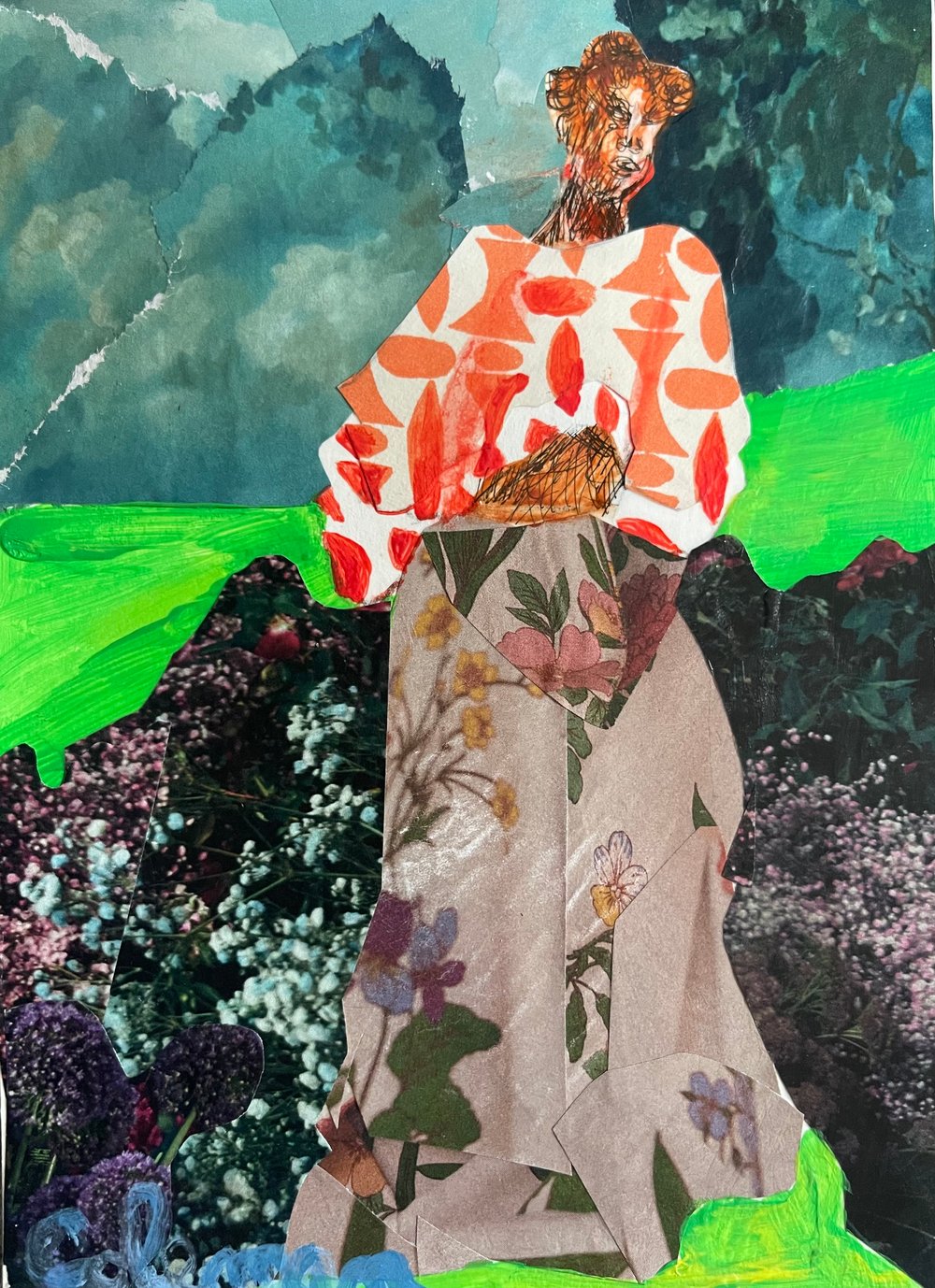 Image of Woman in the Yard