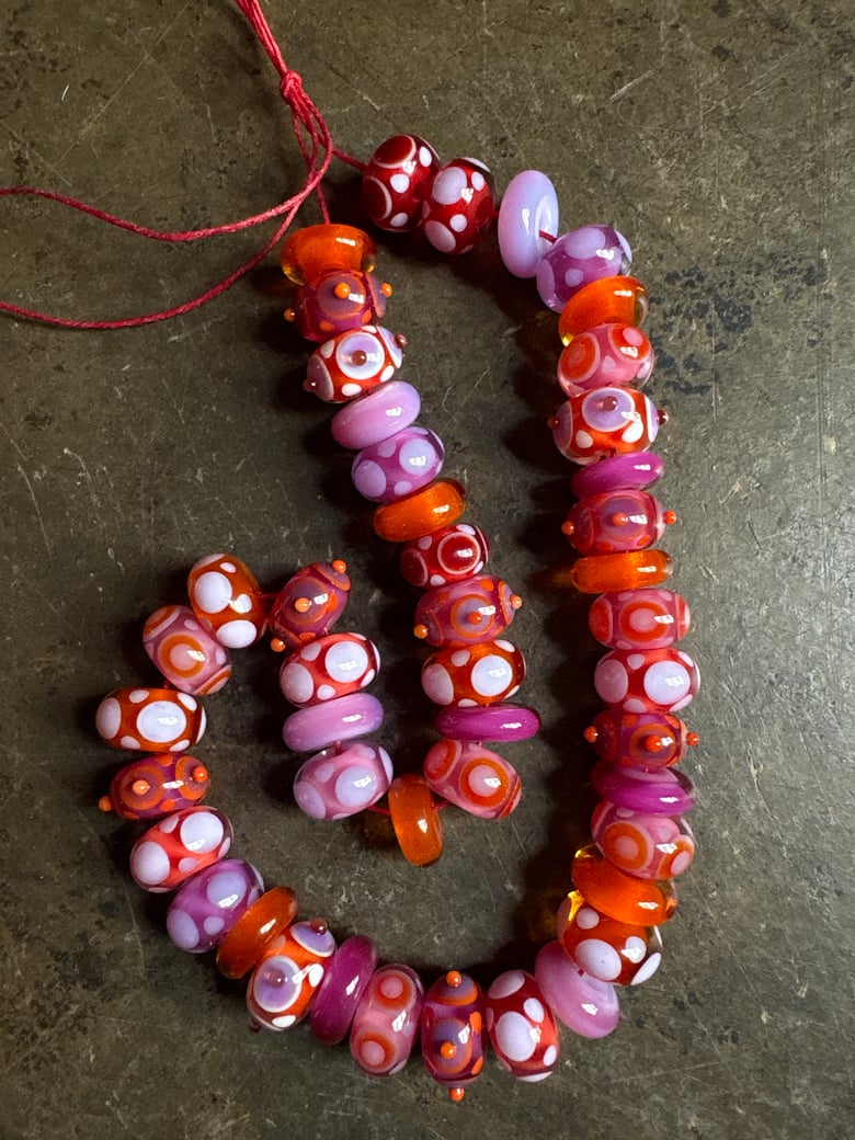 Image of Tangerine Pink Mini Bead Collection