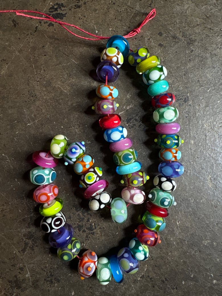 Image of Multicolored Mini Bead Collection A