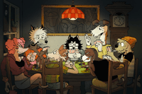 Image 1 of DOGHAUS poker night print