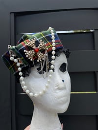 Image 2 of Blueeee tartan sailor hat 