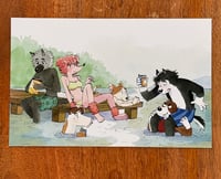 Image 2 of DOGHAUS by the lake print