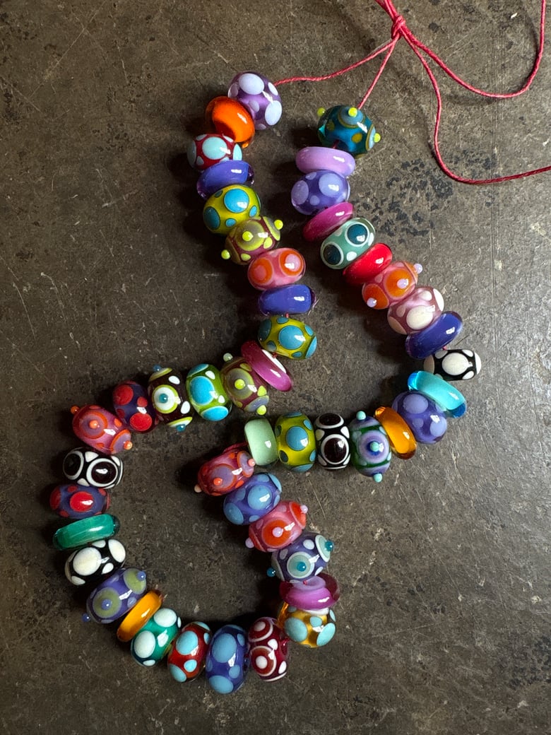 Image of Multicolored Mini Bead Collection C