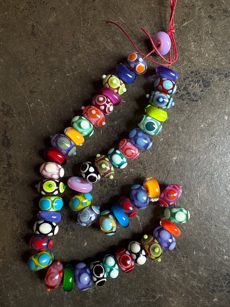 Image of Multicolored Mini Bead Collection D