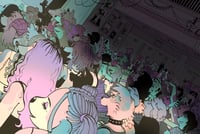 Image 1 of DOG RAVE  (9.3 x 6.2) print 
