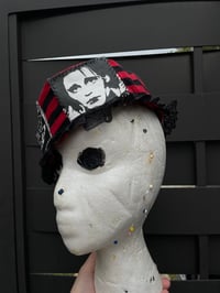 Image 3 of Red and black sailor hat 