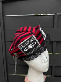 Image 4 of Red and black sailor hat 