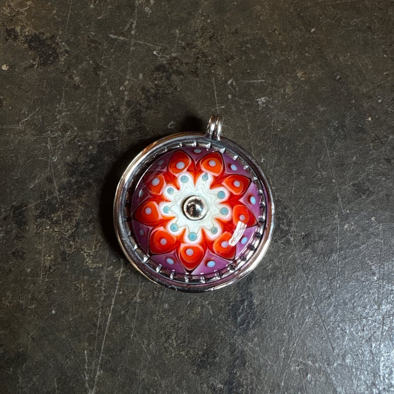 Image of Tangerine Violet Summer Pendant